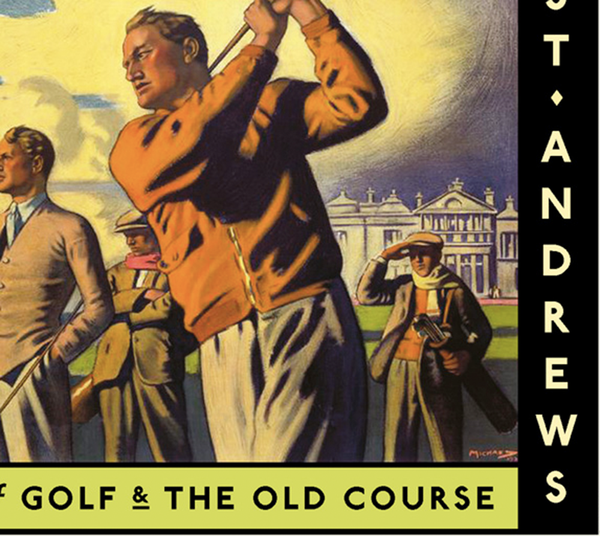 Classic St. Andrews Golf Travel Poster - Golf Frames