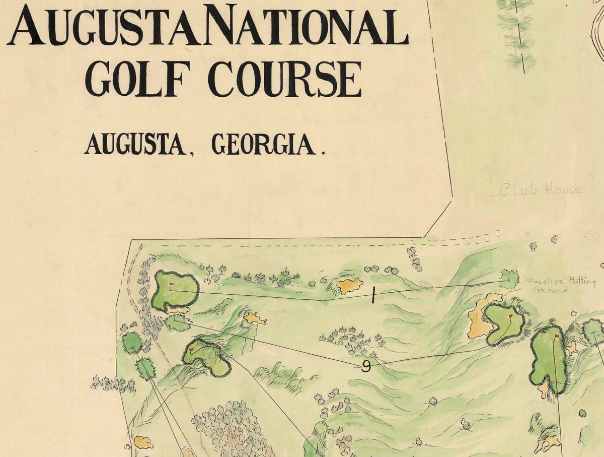 Augusta 1932 MacKenzie Watercolor Print