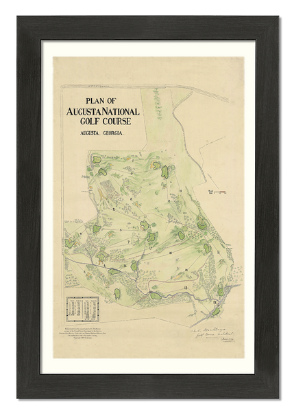 Augusta 1932 MacKenzie Watercolor Print