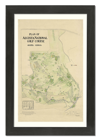 St. Andrews Golf Travel Poster Set - Golf Frames - golframes.com