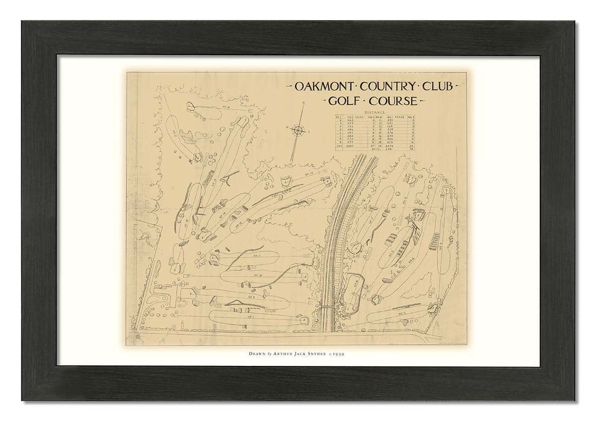 Oakmont c. 1939 Golf Print