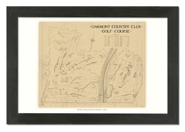 Oakmont c. 1939 Golf Print