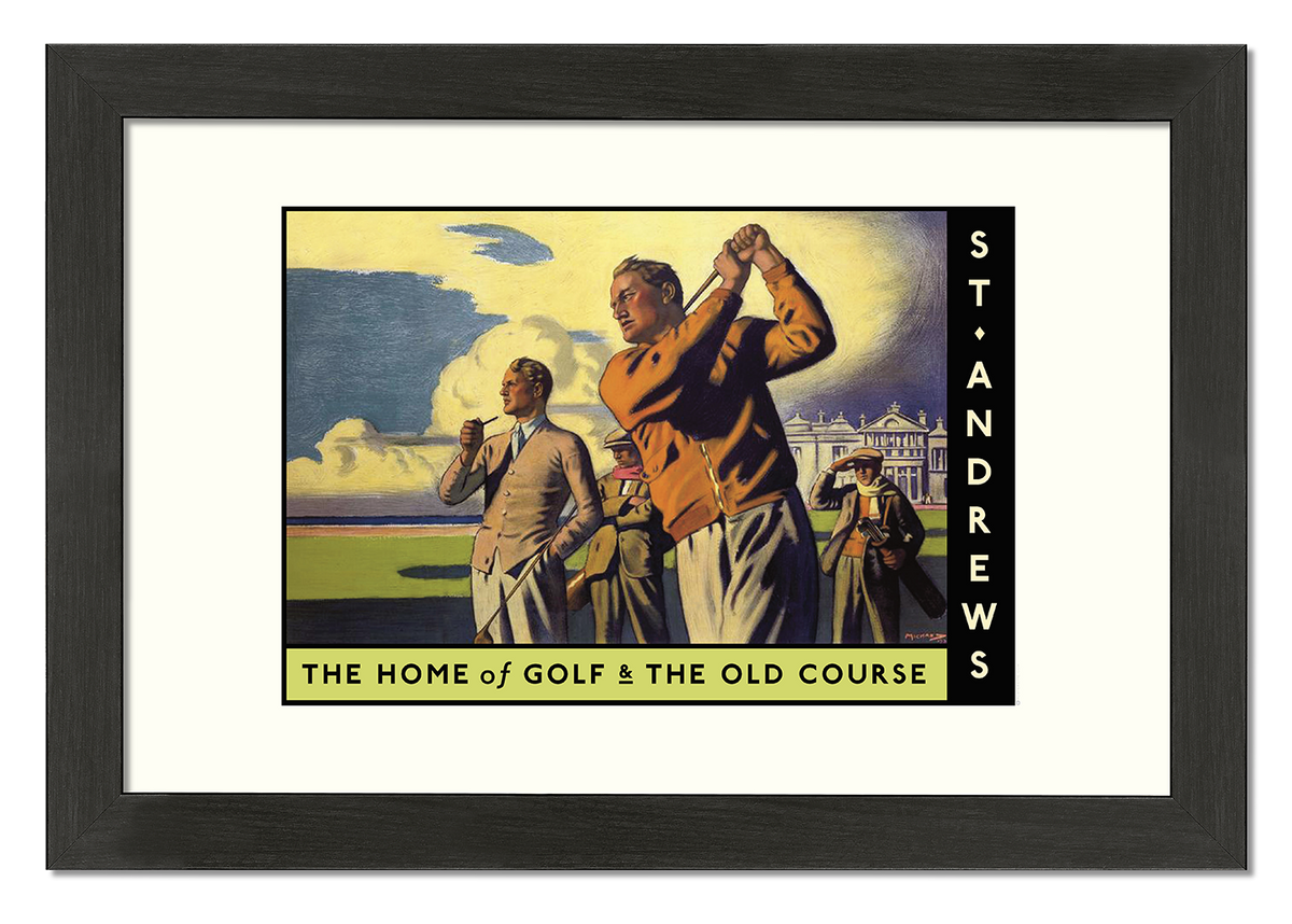 Classic St. Andrews Golf Travel Poster