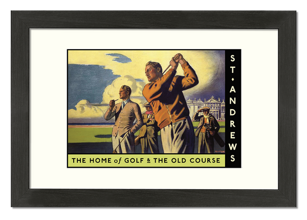 Classic St. Andrews Golf Travel Poster
