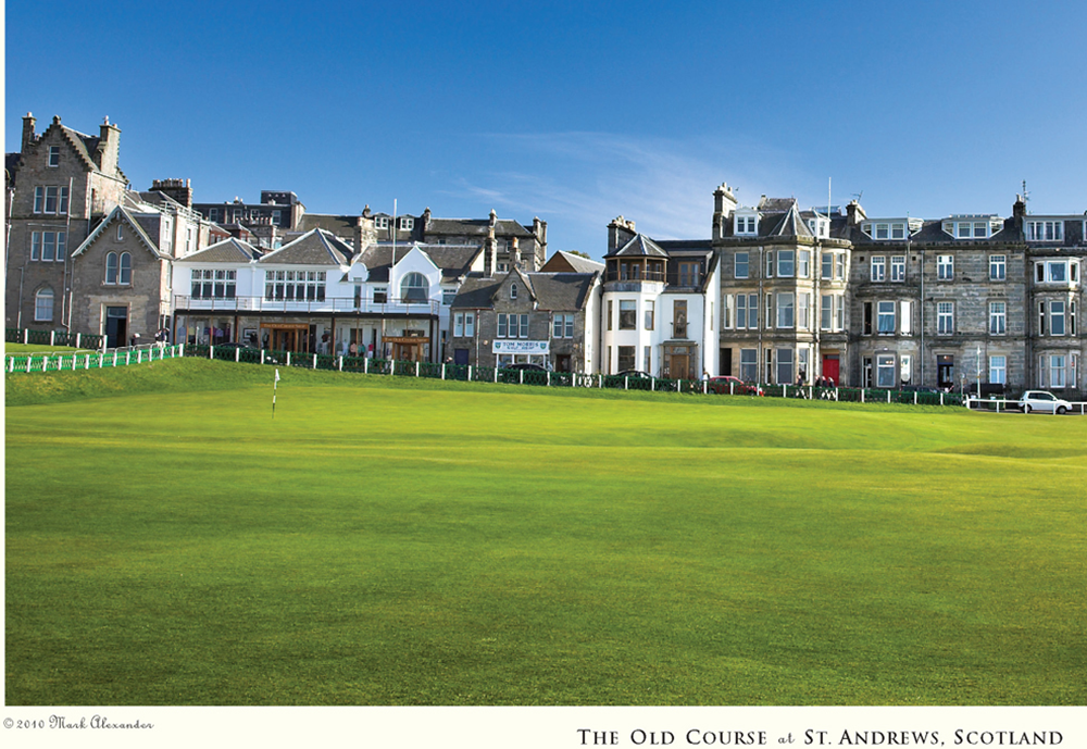 St. Andrews & The Old Course Golf Print