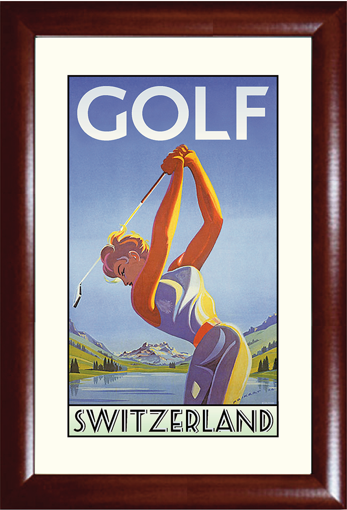 Golf Switzerland Print