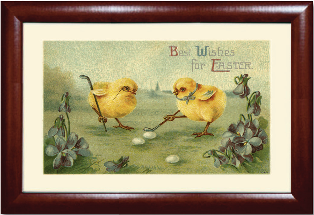 Best Wishes for Easter Golf Print