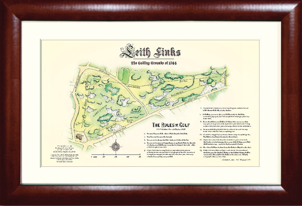 Leith Links & Rules of Golf Print