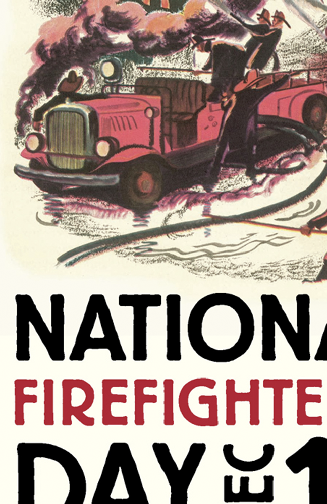 National Firefighter's Day Print