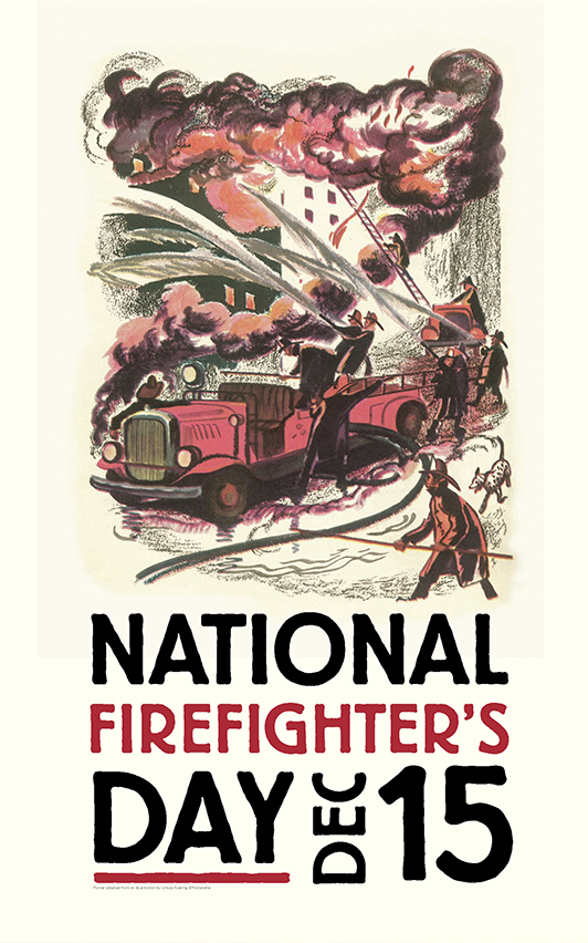 National Firefighter's Day Print