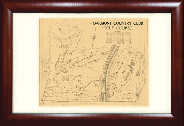Oakmont c. 1939 Golf Print