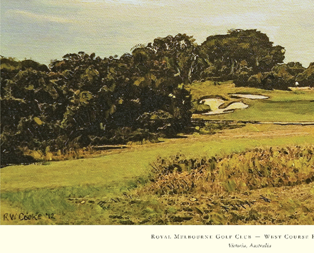 Royal Melbourne West Course No. 5 Golf Print