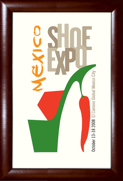 Mexico Shoe Expo Print