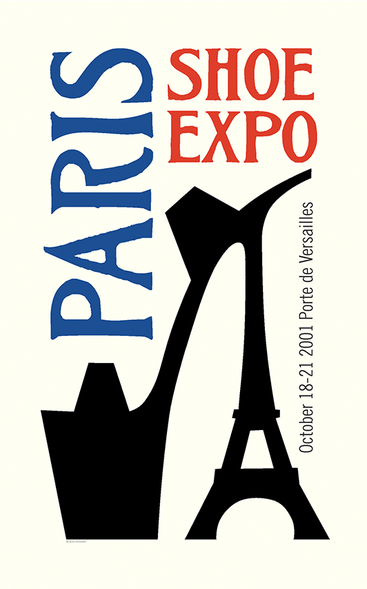 Paris Shoe Expo Print