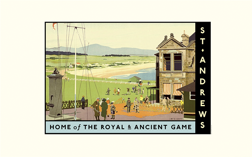 Royal & Ancient Golf Travel Poster